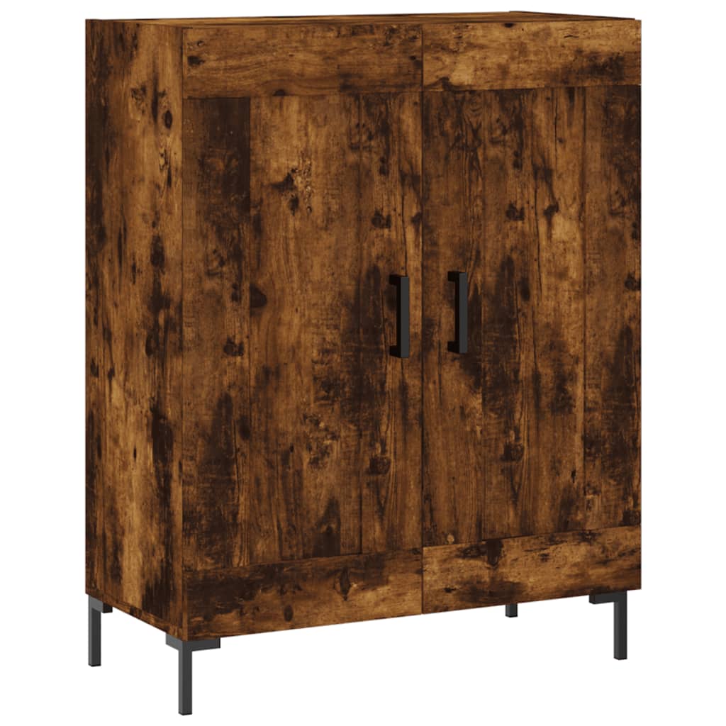 Buffet chêne fumé 69,5x34x90 cm bois d'ingénierie - XIOS