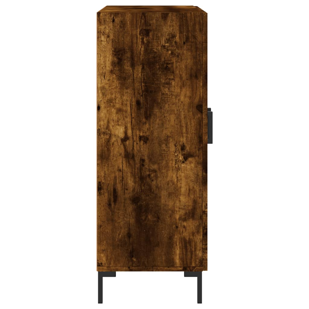 Buffet chêne fumé 69,5x34x90 cm bois d'ingénierie - XIOS