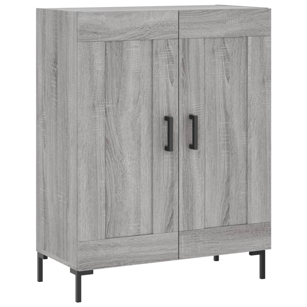 Buffet sonoma gris 69,5x34x90 cm bois d'ingénierie - XIOS