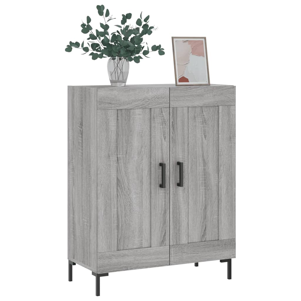 Buffet sonoma gris 69,5x34x90 cm bois d'ingénierie - XIOS