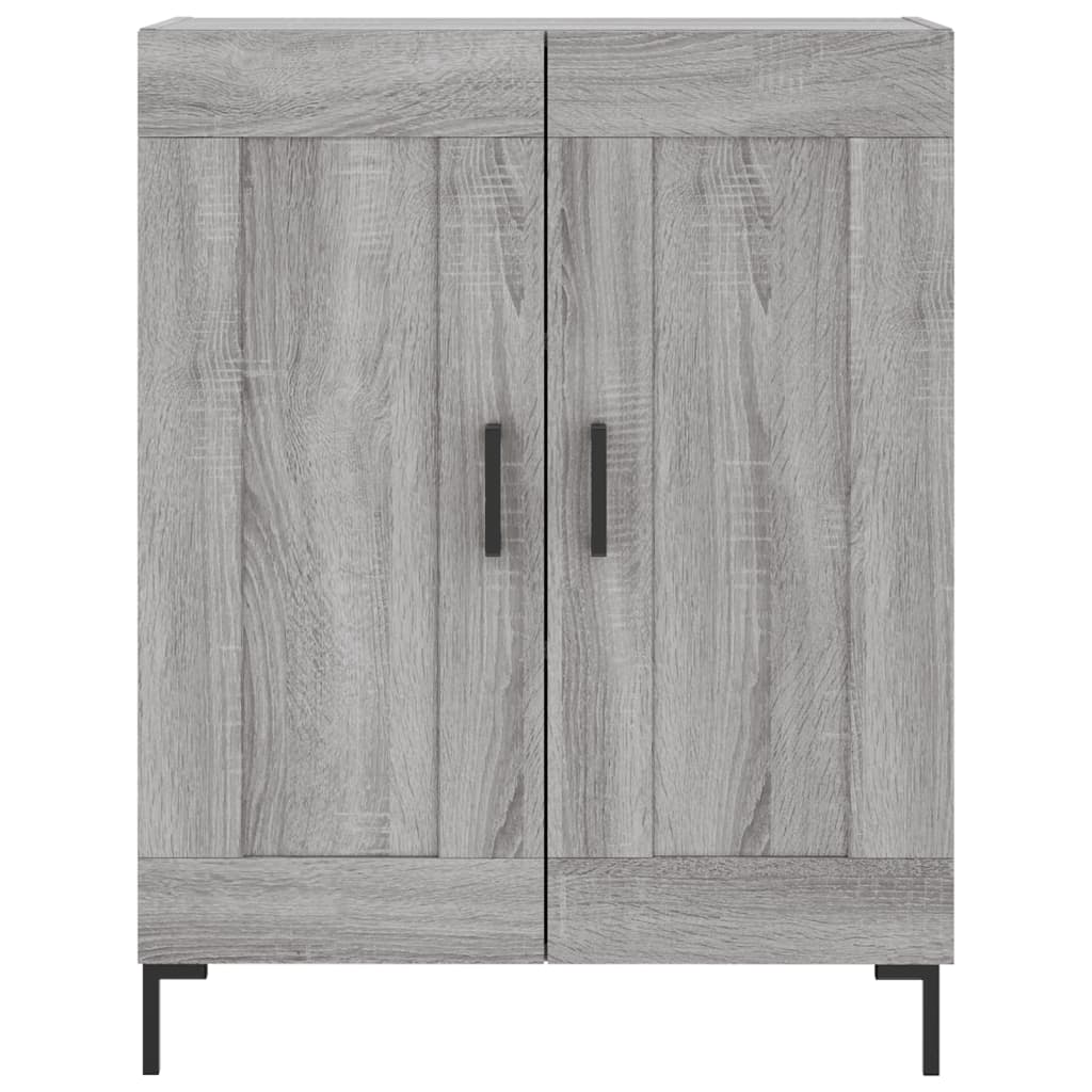 Buffet sonoma gris 69,5x34x90 cm bois d'ingénierie - XIOS
