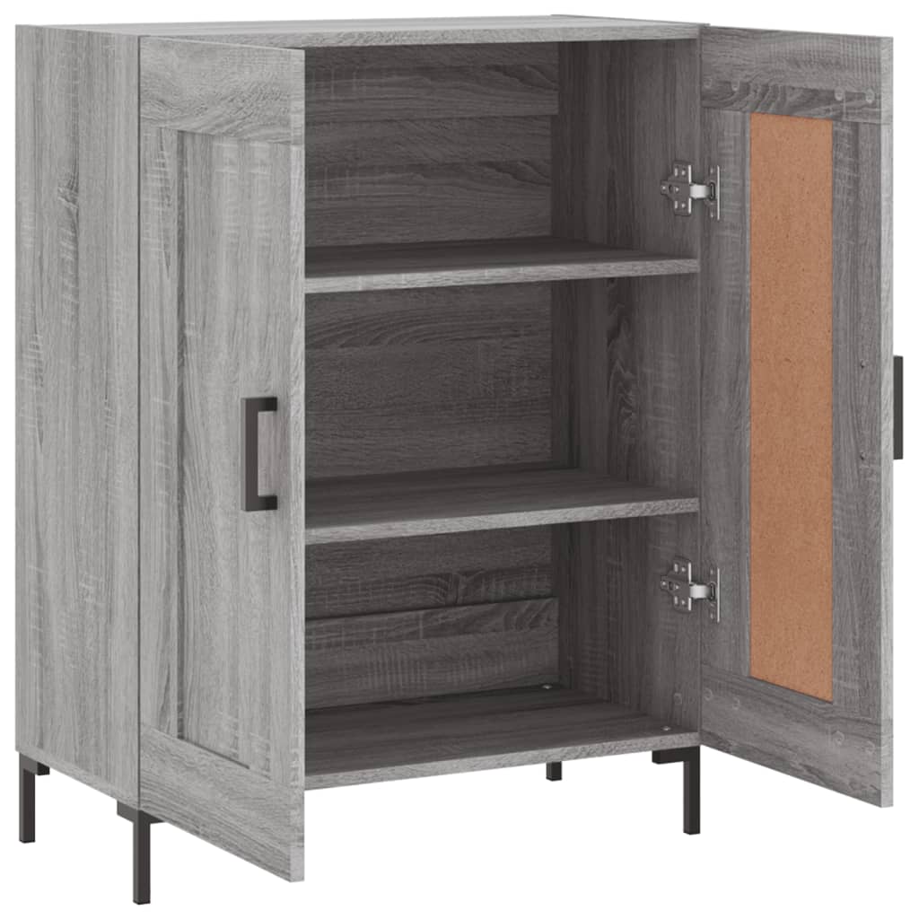 Buffet sonoma gris 69,5x34x90 cm bois d'ingénierie - XIOS