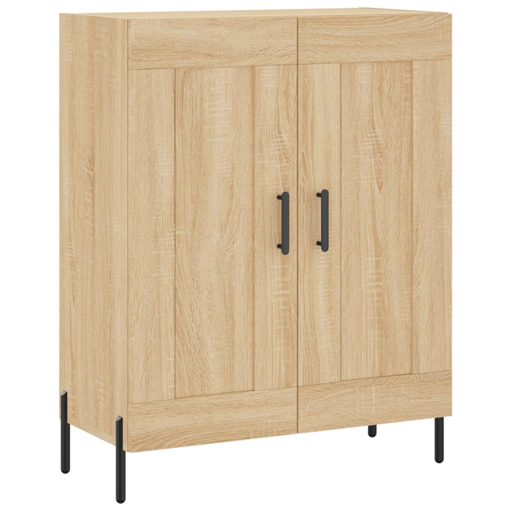 Buffet chêne sonoma 69,5x34x90 cm bois d'ingénierie - XIOS