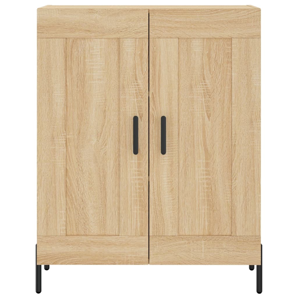 Buffet chêne sonoma 69,5x34x90 cm bois d'ingénierie - XIOS