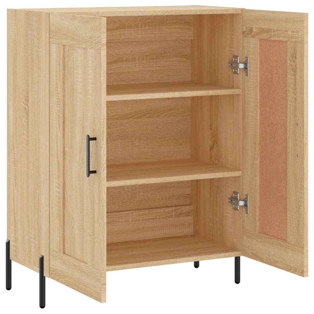 Buffet chêne sonoma 69,5x34x90 cm bois d'ingénierie - XIOS