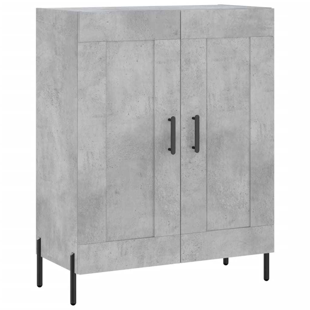 Buffet gris béton 69,5x34x90 cm bois d'ingénierie - XIOS