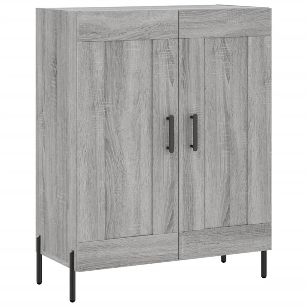 Buffet sonoma gris 69,5x34x90 cm bois d'ingénierie - XIOS
