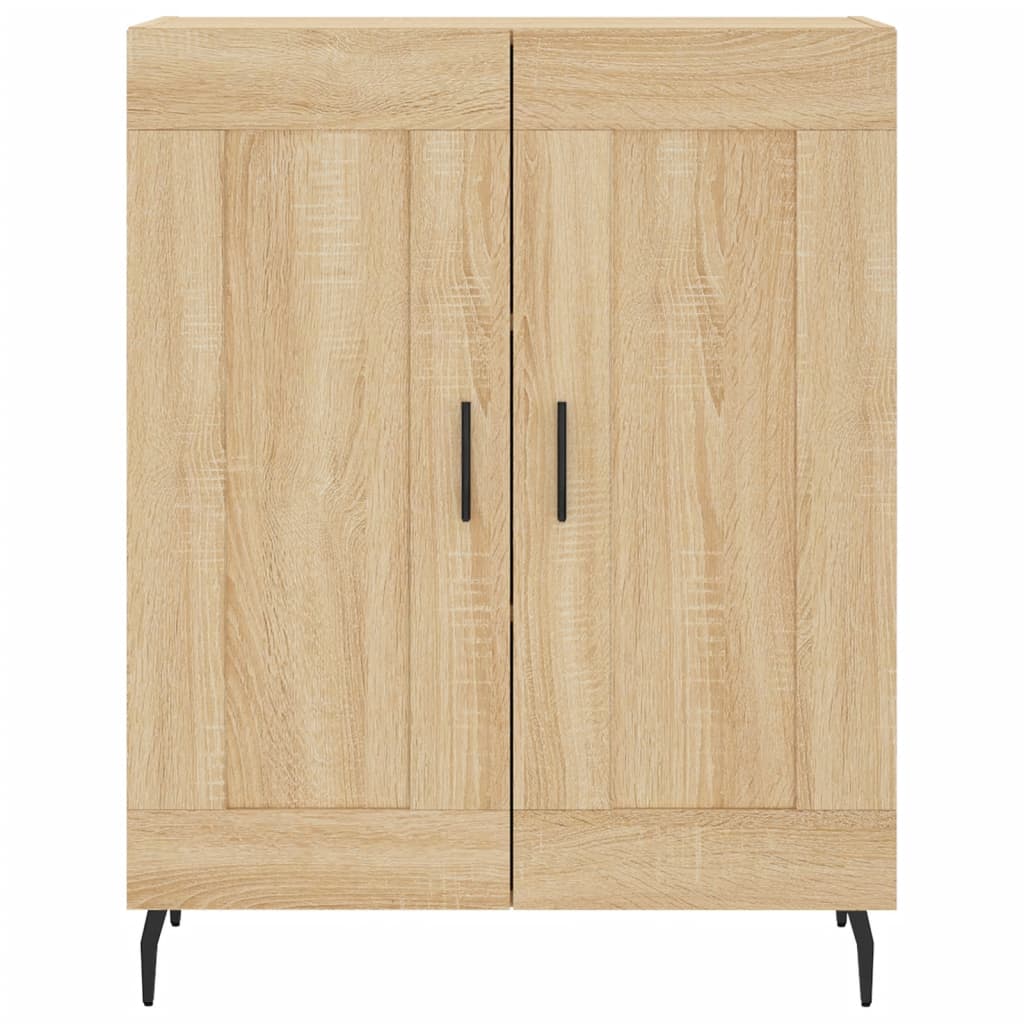 Buffet chêne sonoma 69,5x34x90 cm bois d'ingénierie - XIOS