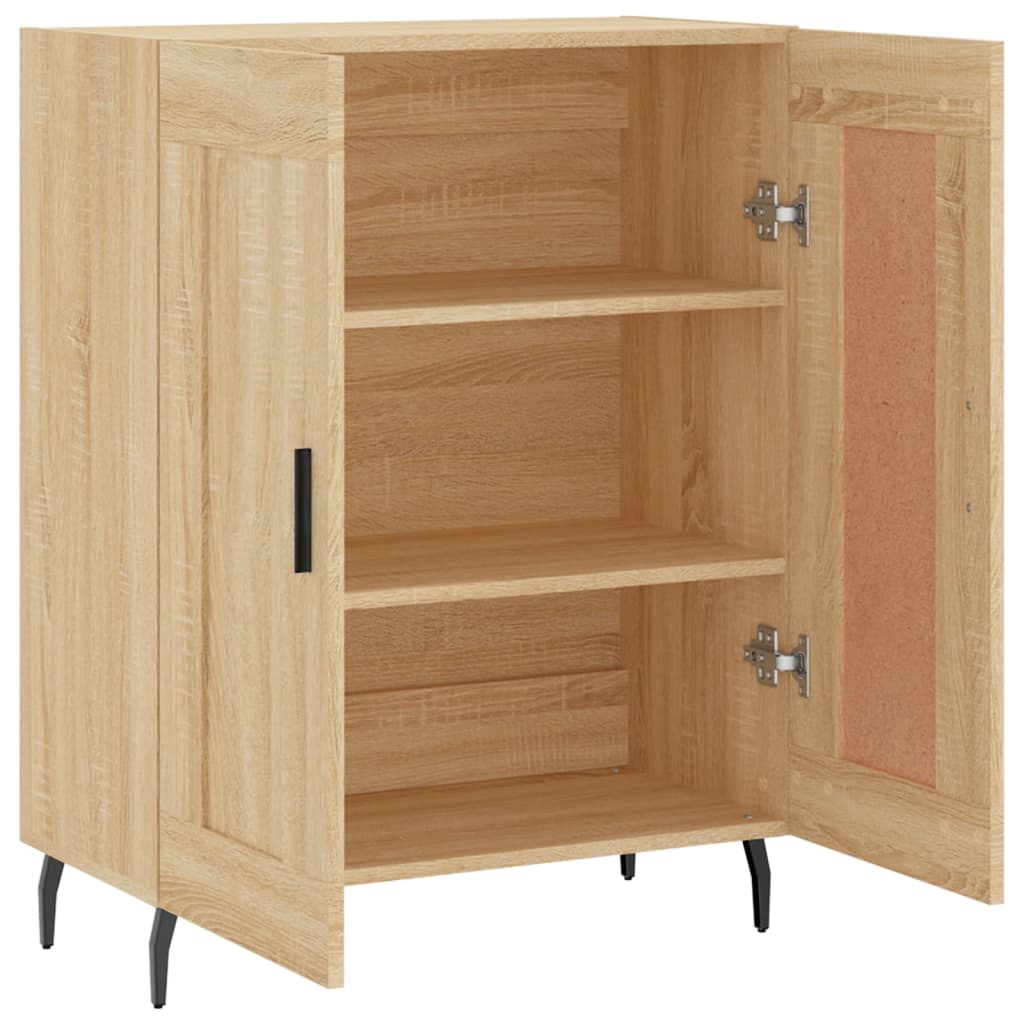 Buffet chêne sonoma 69,5x34x90 cm bois d'ingénierie - XIOS