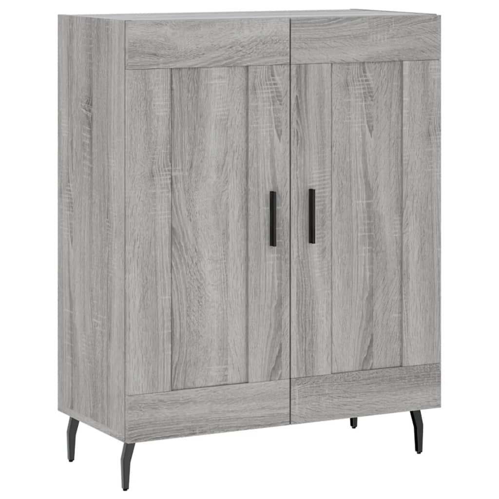 Buffet sonoma gris 69,5x34x90 cm bois d'ingénierie - XIOS