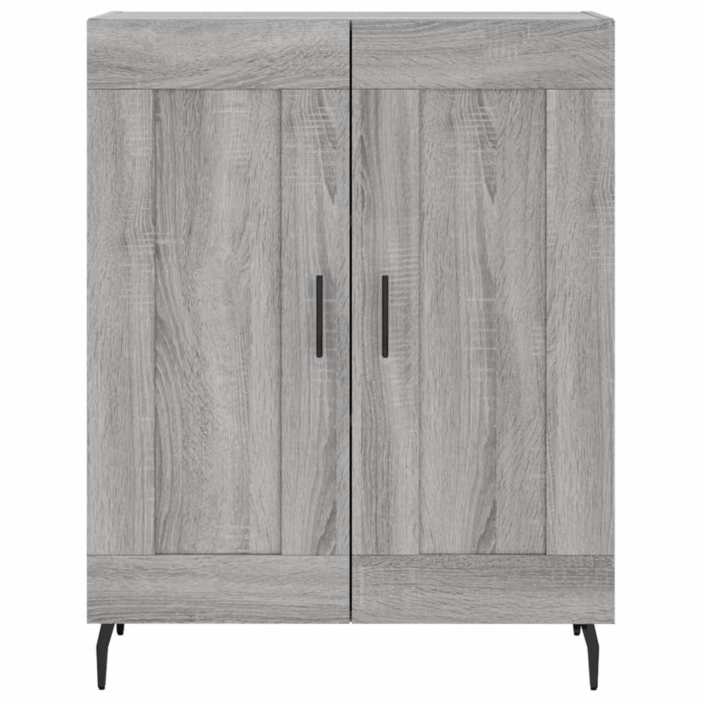 Buffet sonoma gris 69,5x34x90 cm bois d'ingénierie - XIOS