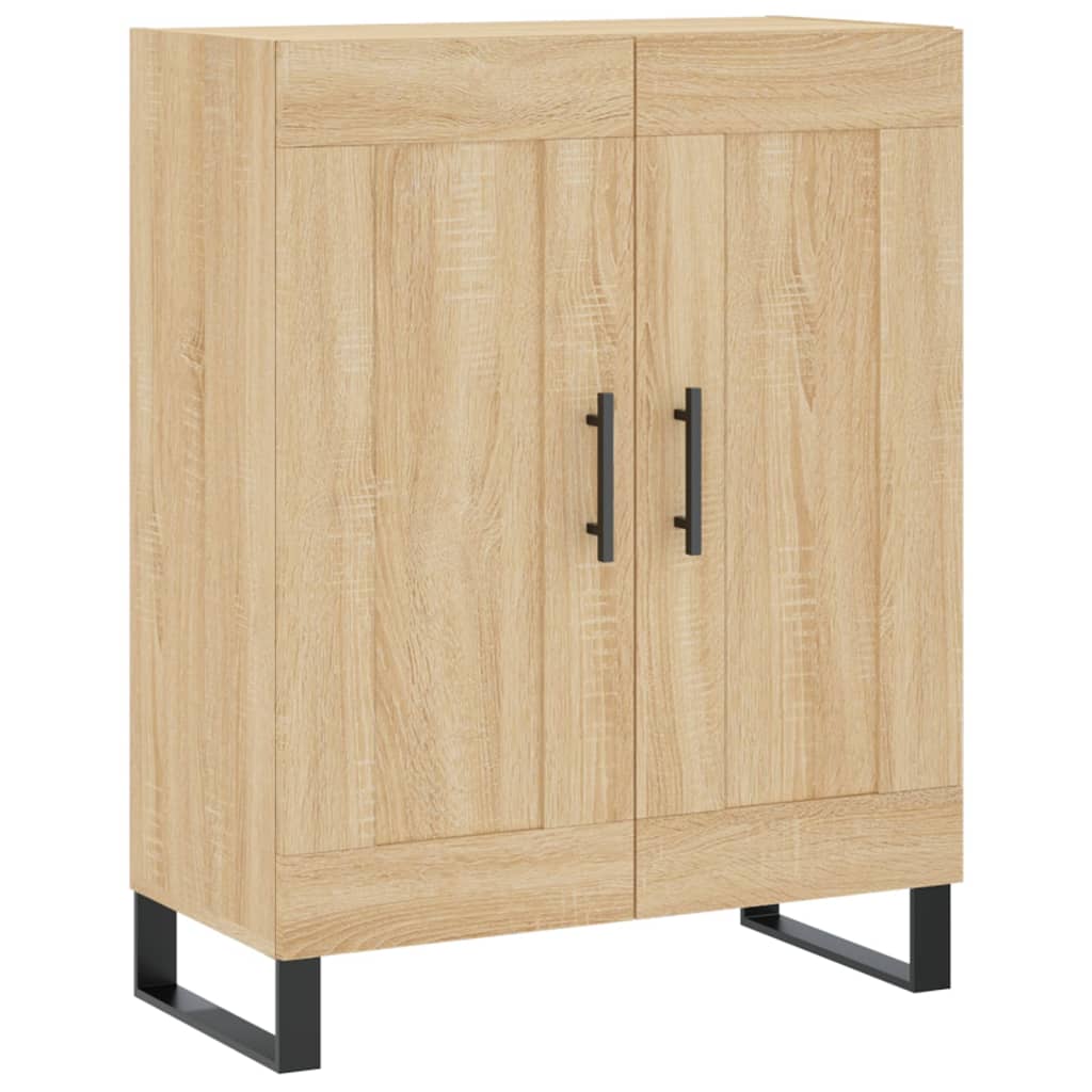 Buffet chêne sonoma 69,5x34x90 cm bois d'ingénierie - XIOS