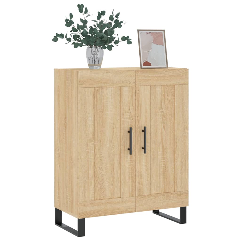Buffet chêne sonoma 69,5x34x90 cm bois d'ingénierie - XIOS