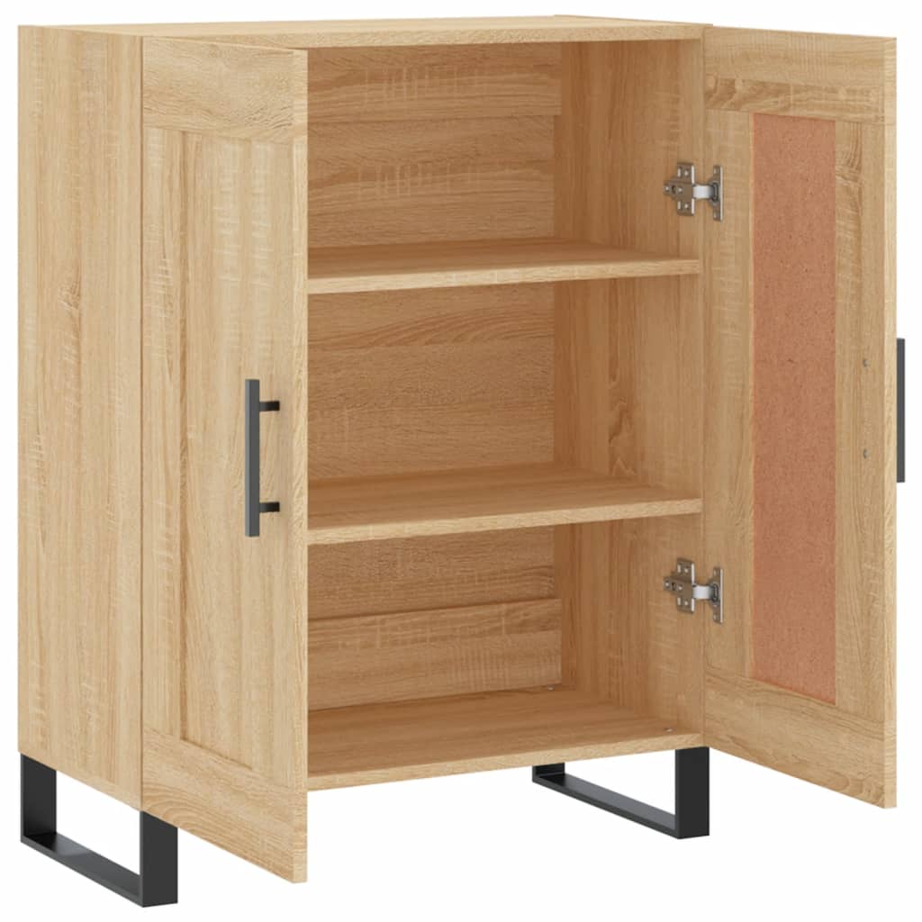 Buffet chêne sonoma 69,5x34x90 cm bois d'ingénierie - XIOS