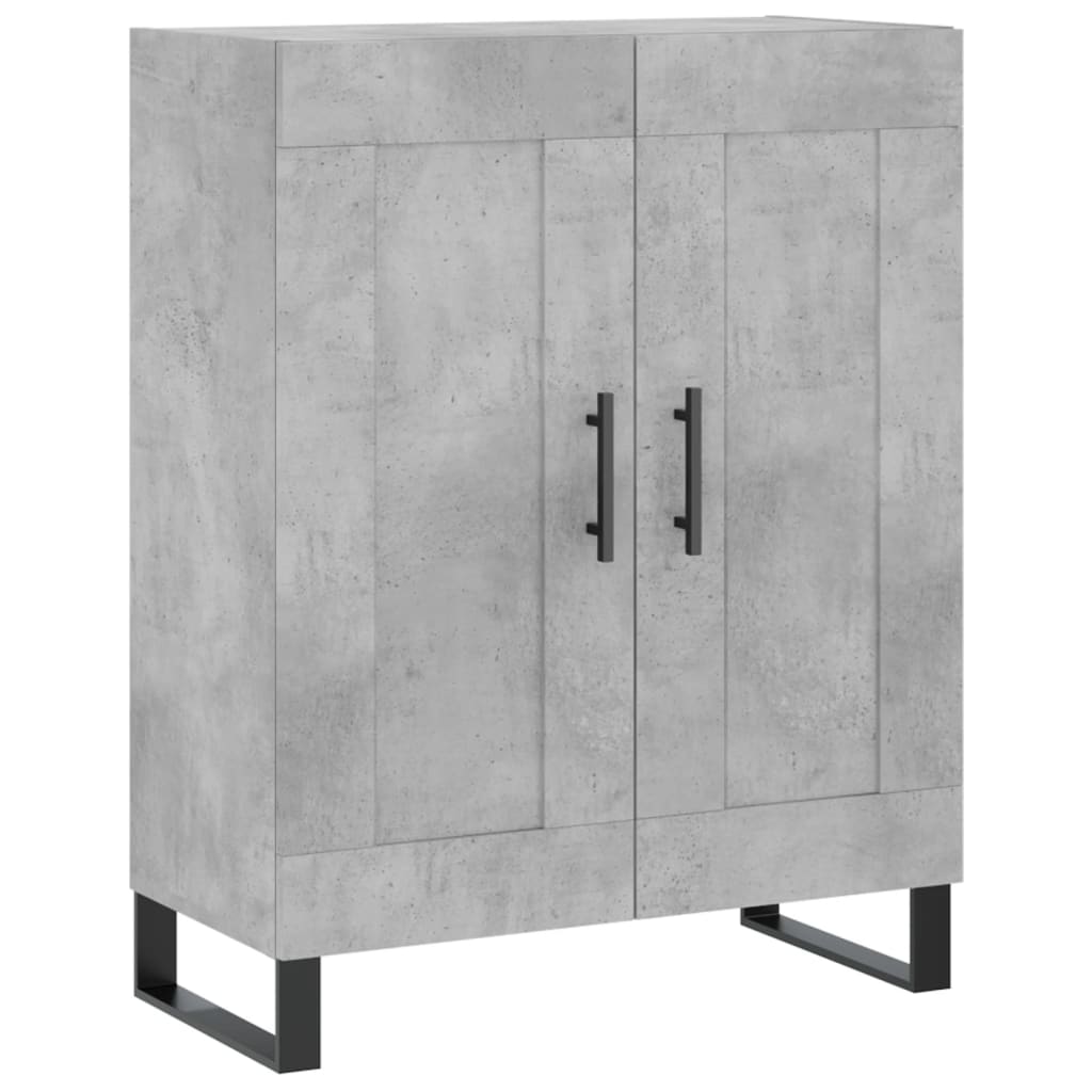 Buffet gris béton 69,5x34x90 cm bois d'ingénierie - XIOS