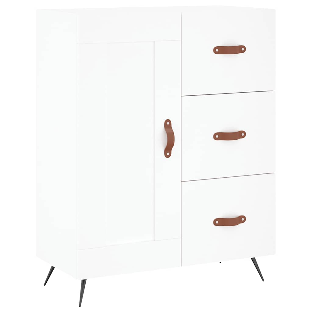 Buffet blanc 69,5x34x90 cm bois d'ingénierie - XIOS