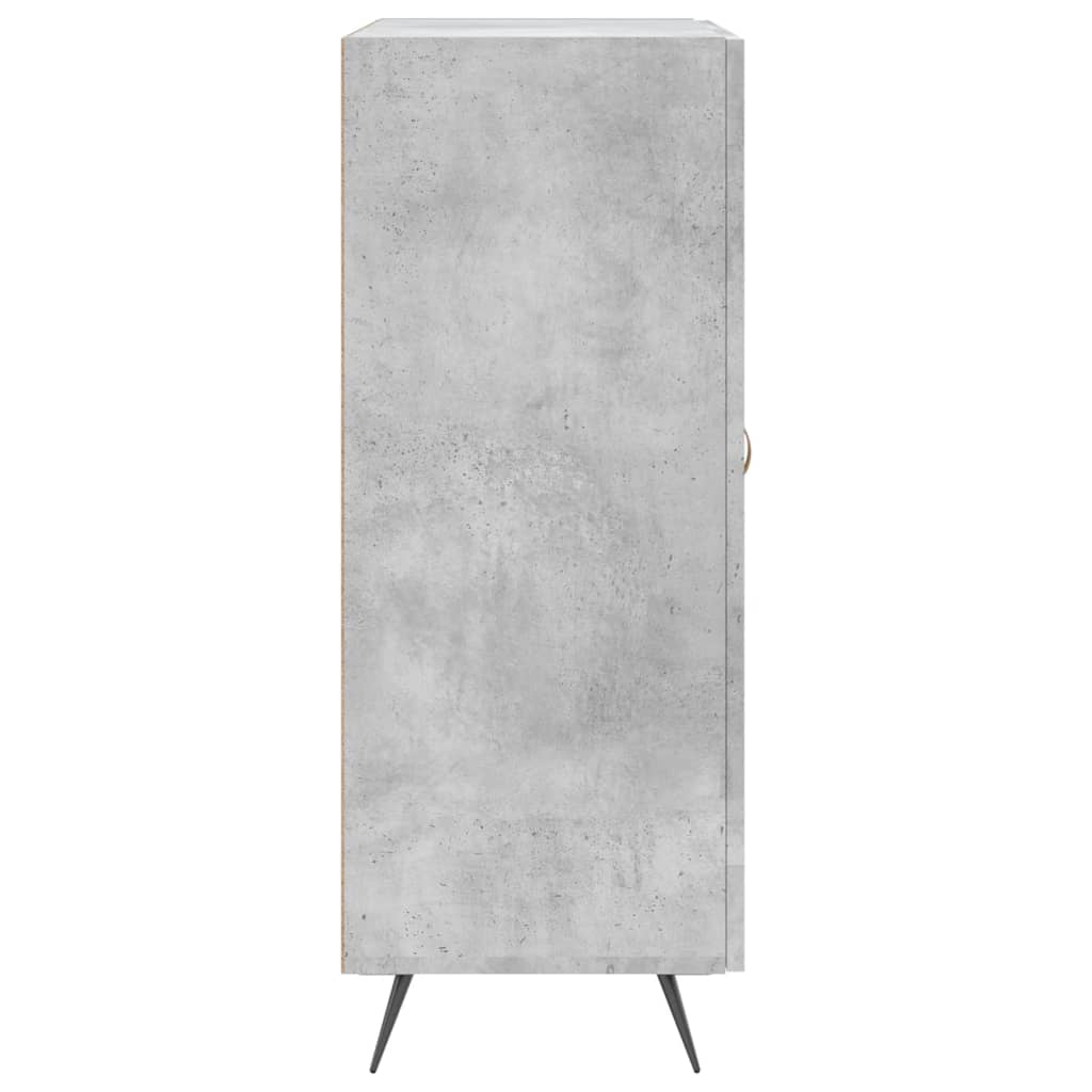 Buffet gris béton 69,5x34x90 cm bois d'ingénierie - XIOS