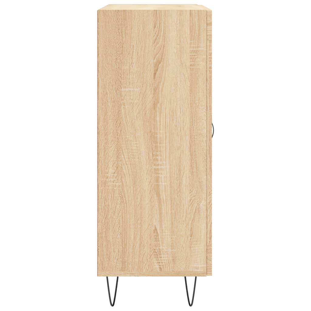 Buffet chêne sonoma 69,5x34x90 cm bois d'ingénierie - XIOS