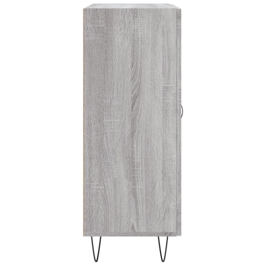 Buffet sonoma gris 69,5x34x90 cm bois d'ingénierie - XIOS