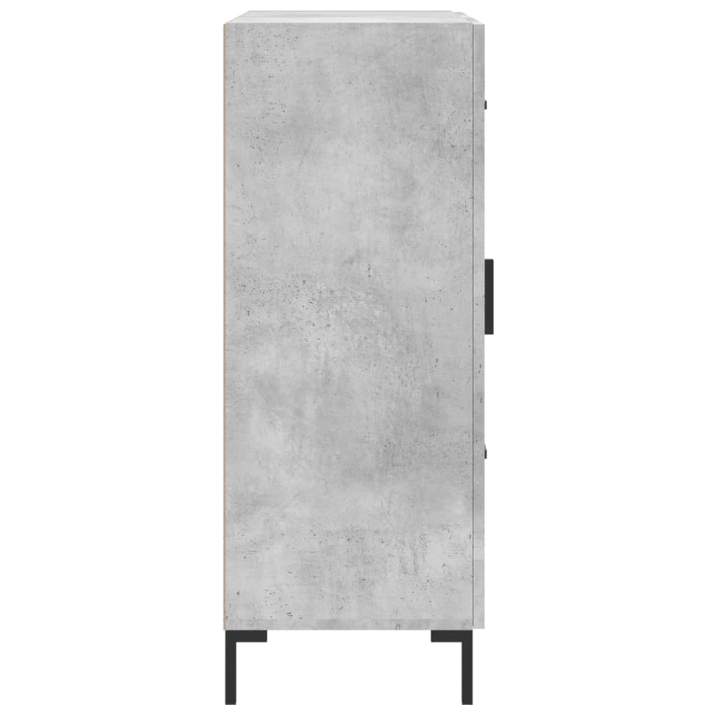Buffet gris béton 69,5x34x90 cm bois d'ingénierie - XIOS