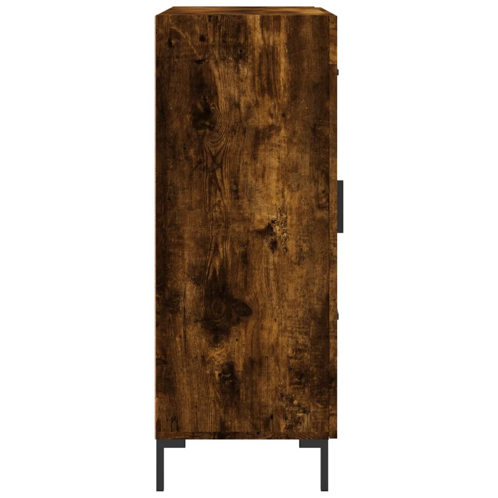 Buffet chêne fumé 69,5x34x90 cm bois d'ingénierie - XIOS