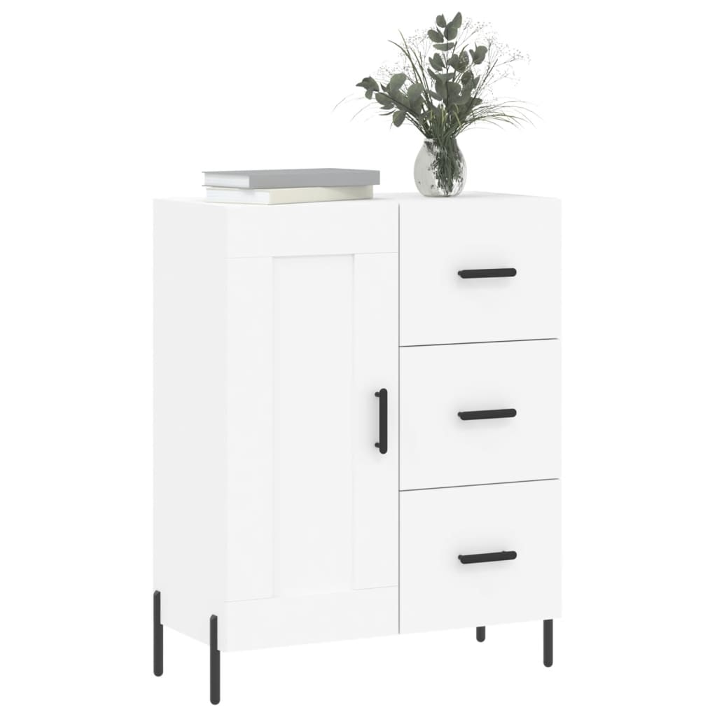 Buffet blanc 69,5x34x90 cm bois d'ingénierie - XIOS