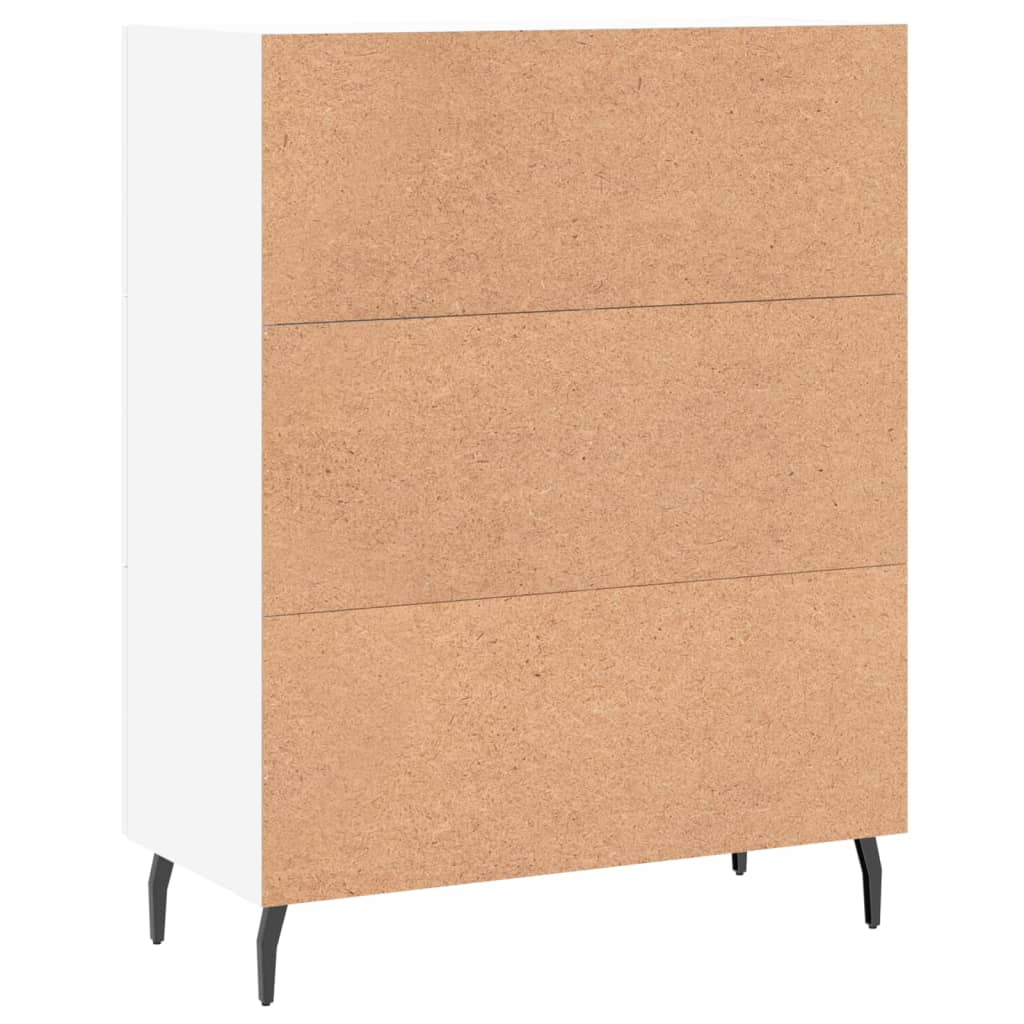 Buffet blanc 69,5x34x90 cm bois d'ingénierie - XIOS