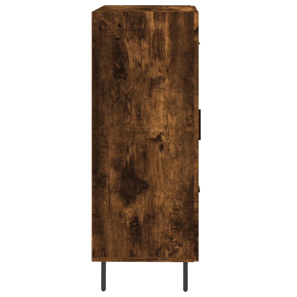 Buffet chêne fumé 69,5x34x90 cm bois d'ingénierie - XIOS