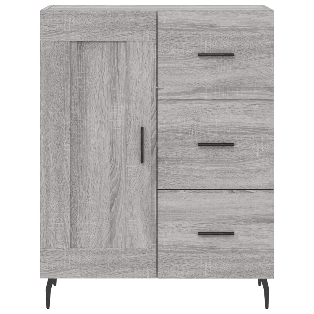 Buffet sonoma gris 69,5x34x90 cm bois d'ingénierie - XIOS