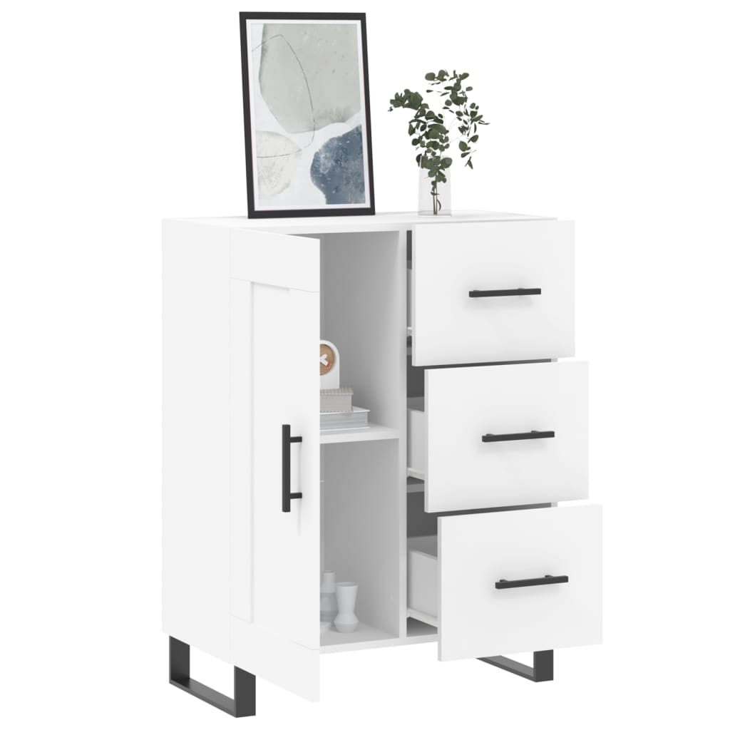 Buffet blanc 69,5x34x90 cm bois d'ingénierie - XIOS