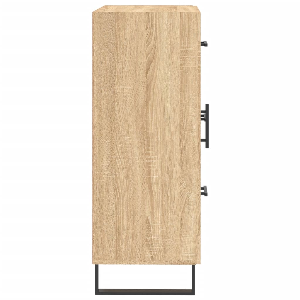 Buffet chêne sonoma 69,5x34x90 cm bois d'ingénierie - XIOS