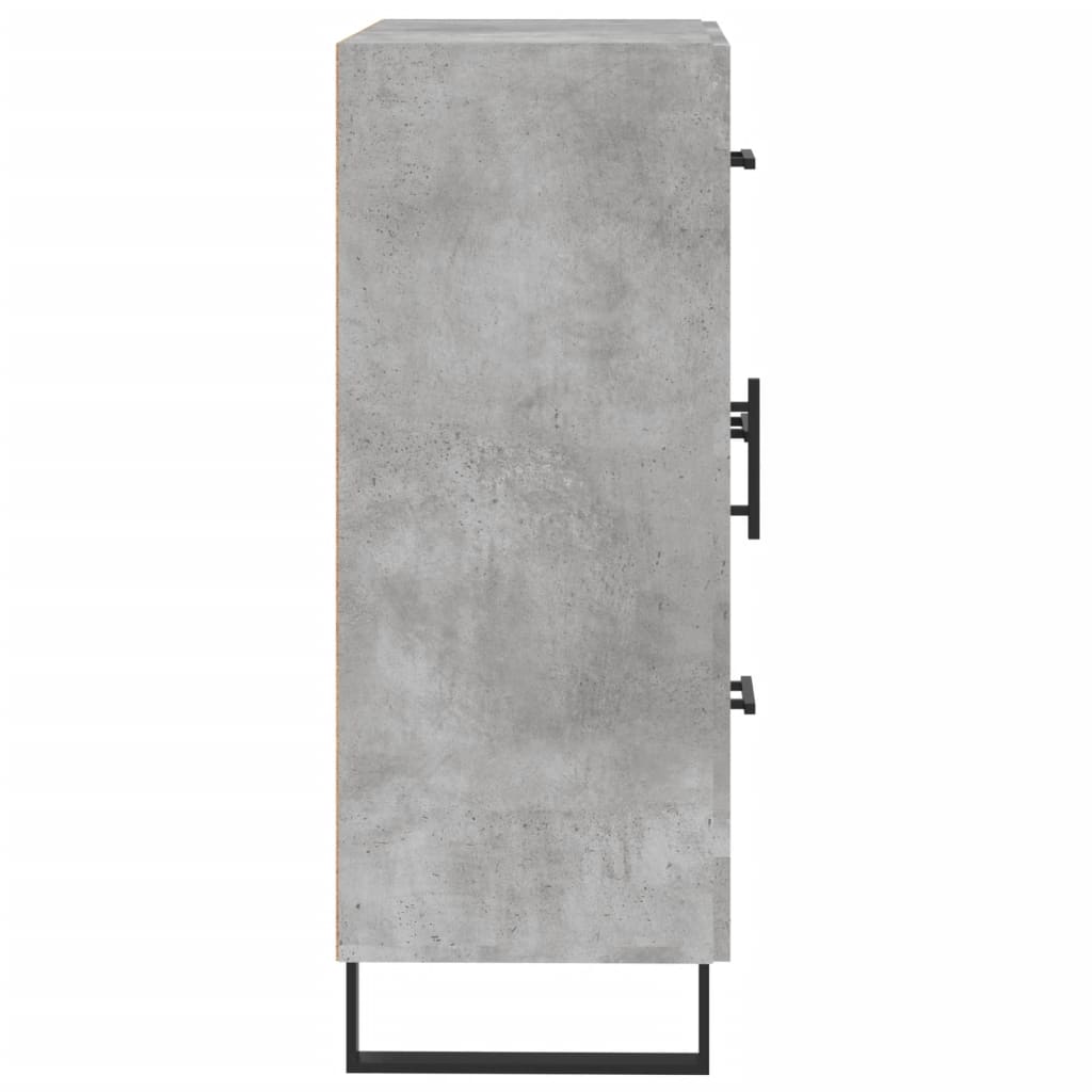 Buffet gris béton 69,5x34x90 cm bois d'ingénierie - XIOS