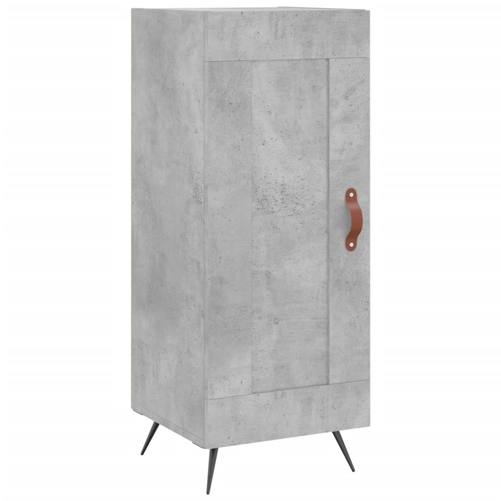Buffet Gris béton 34,5x34x90 cm Bois d'ingénierie - XIOS