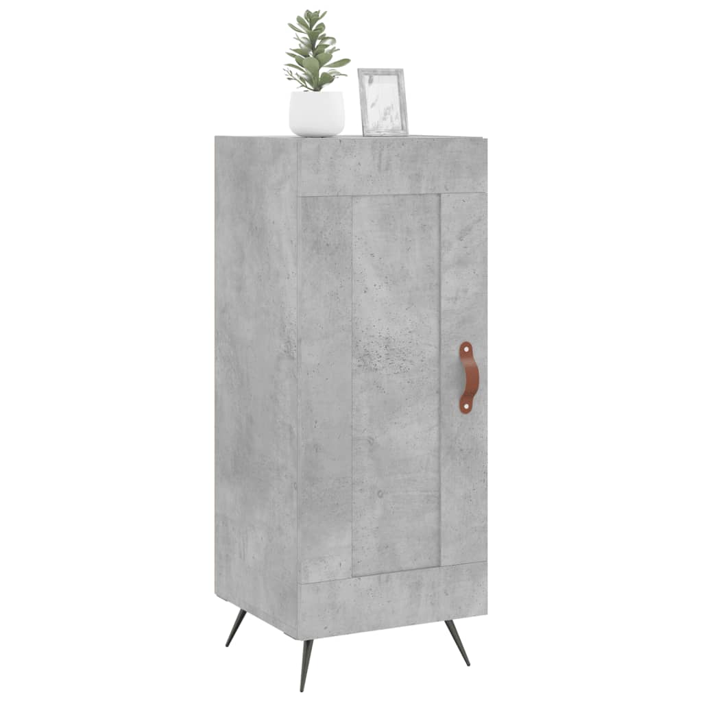 Buffet Gris béton 34,5x34x90 cm Bois d'ingénierie - XIOS