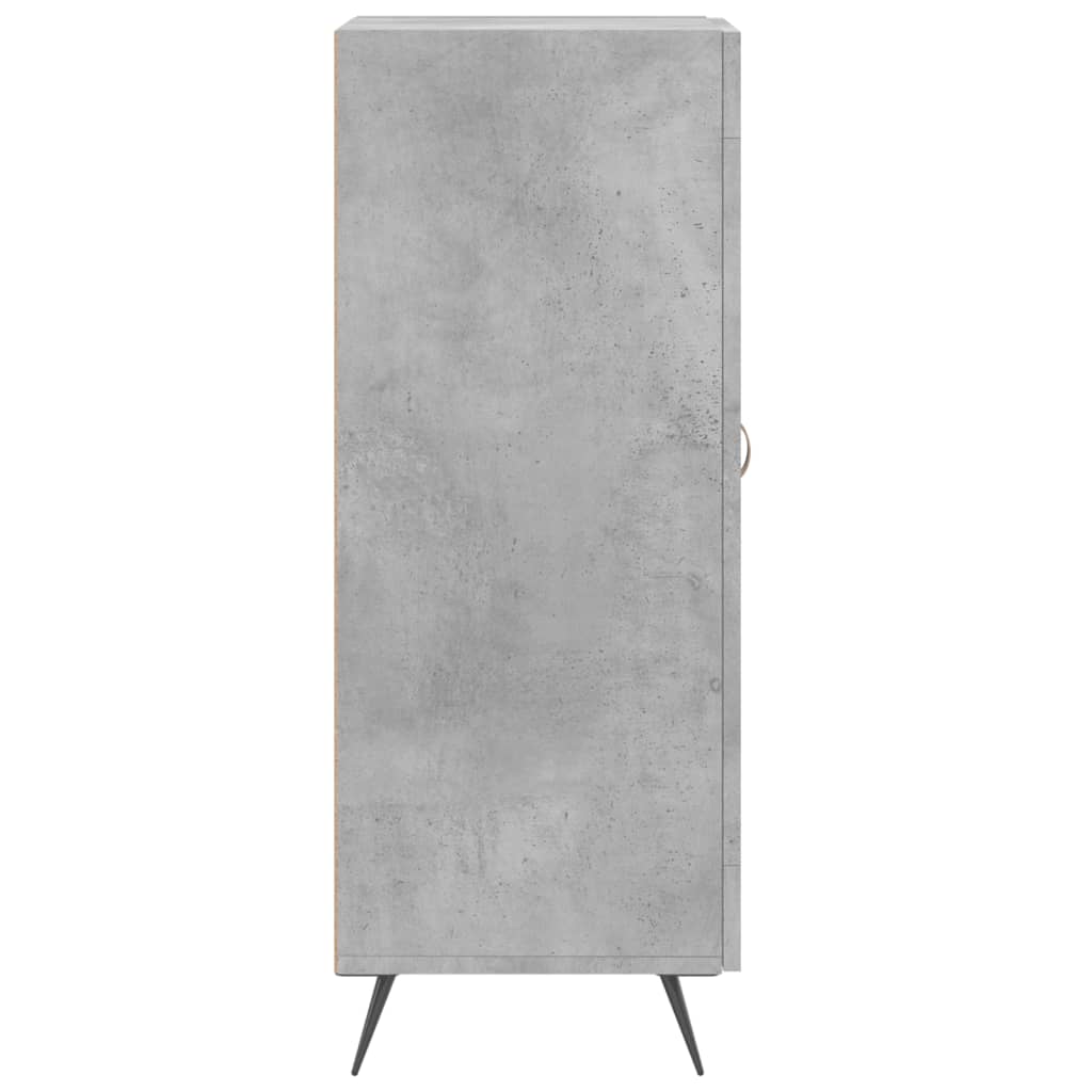 Buffet Gris béton 34,5x34x90 cm Bois d'ingénierie - XIOS
