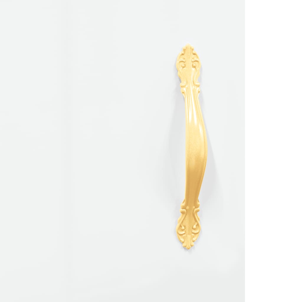 Buffet Blanc brillant 34,5x34x90 cm Bois d'ingénierie - XIOS