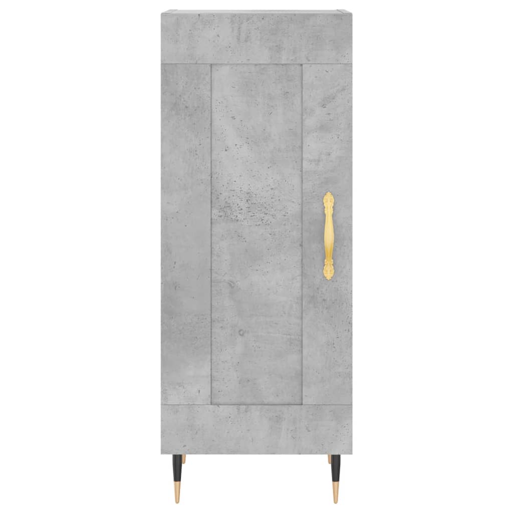 Buffet Gris béton 34,5x34x90 cm Bois d'ingénierie - XIOS