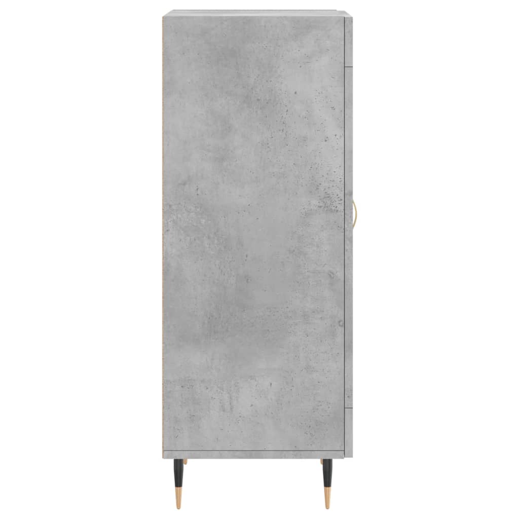Buffet Gris béton 34,5x34x90 cm Bois d'ingénierie - XIOS