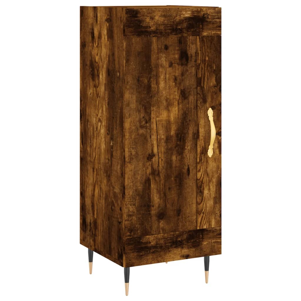 Buffet Chêne fumé 34,5x34x90 cm Bois d'ingénierie - XIOS