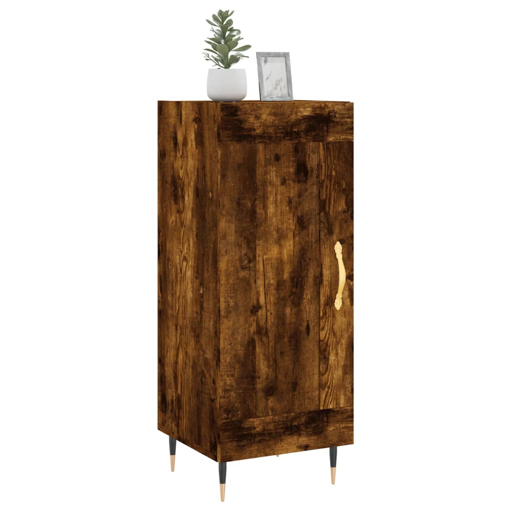 Buffet Chêne fumé 34,5x34x90 cm Bois d'ingénierie - XIOS