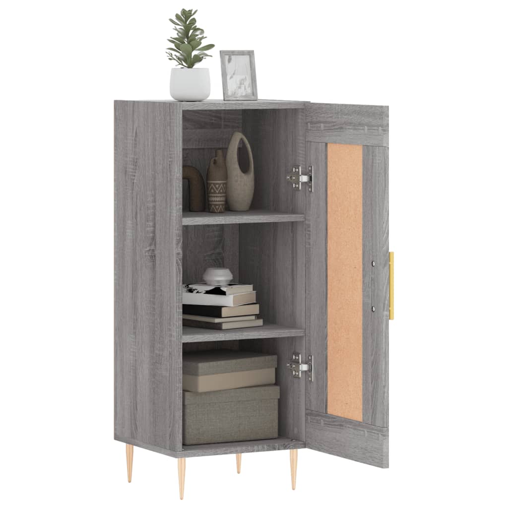 Buffet Sonoma gris 34,5x34x90 cm Bois d'ingénierie - XIOS