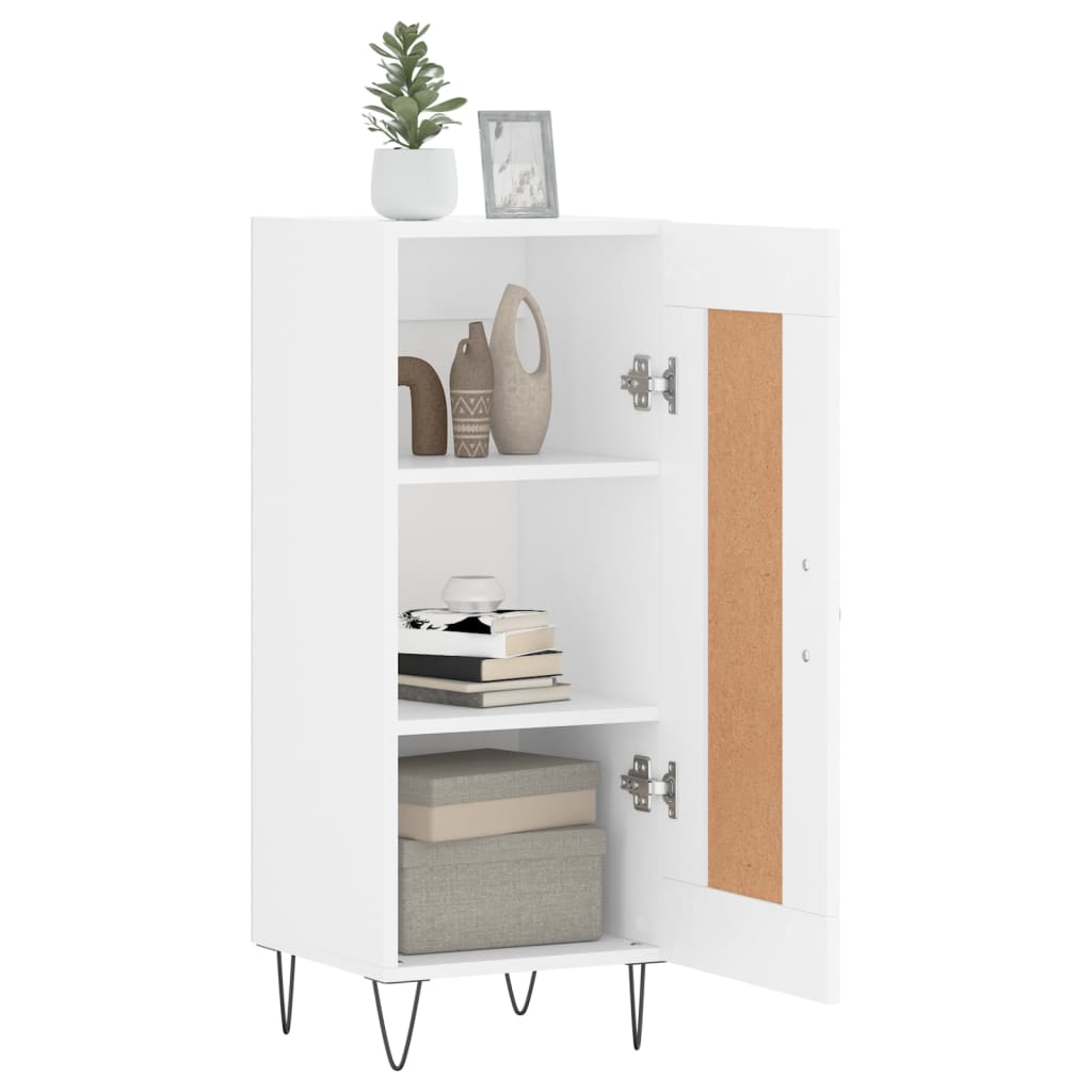 Buffet blanc 34,5x34x90 cm bois d'ingénierie - XIOS