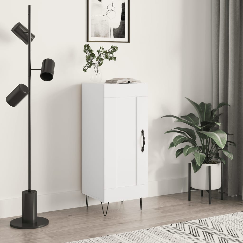 Buffet blanc 34,5x34x90 cm bois d'ingénierie - XIOS