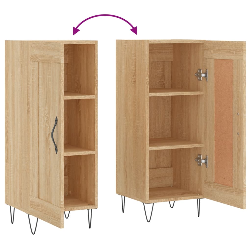 Buffet Chêne sonoma 34,5x34x90 cm Bois d'ingénierie - XIOS