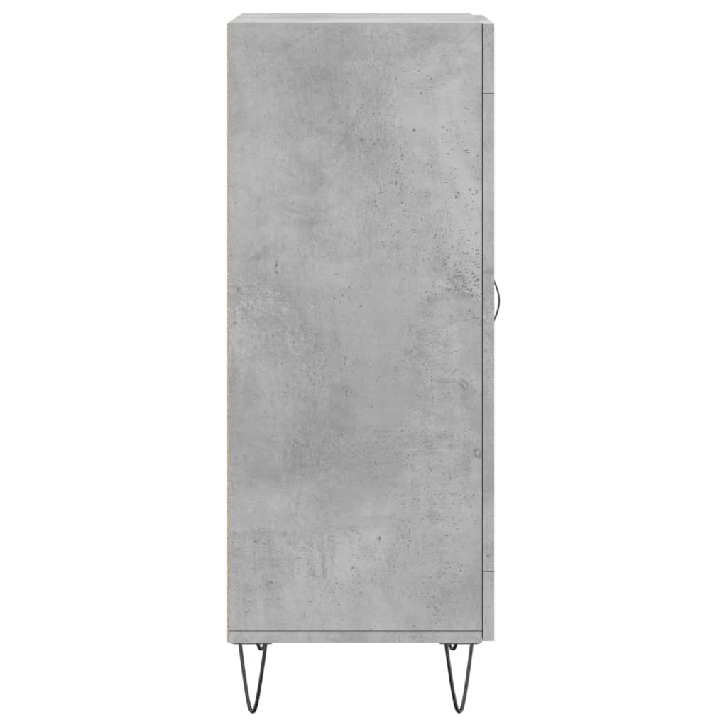 Buffet Gris béton 34,5x34x90 cm Bois d'ingénierie - XIOS
