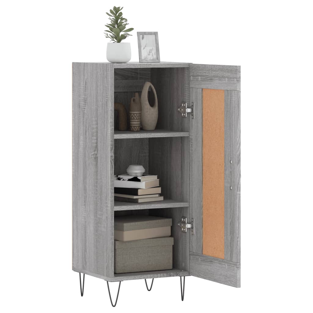 Buffet Sonoma gris 34,5x34x90 cm Bois d'ingénierie - XIOS