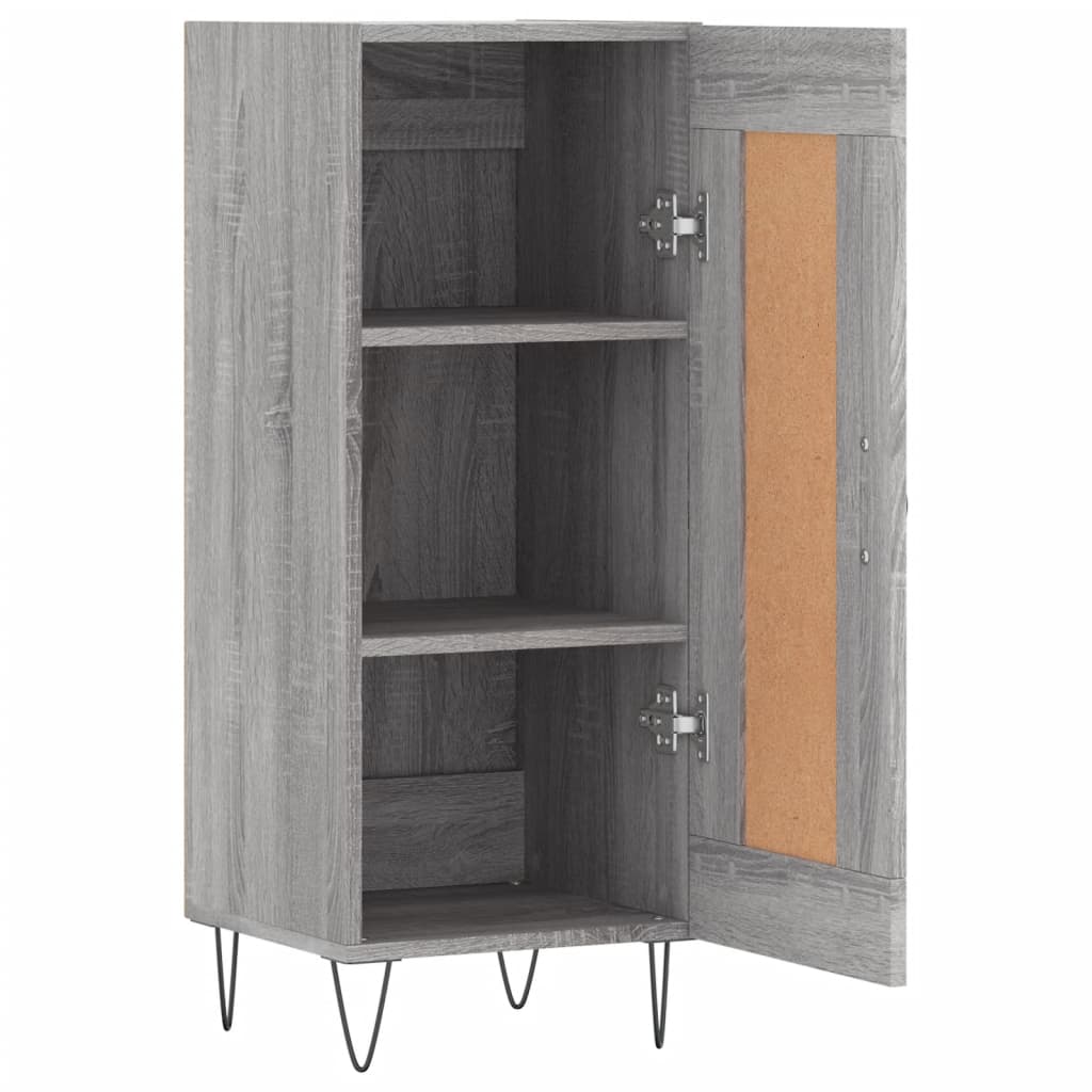 Buffet Sonoma gris 34,5x34x90 cm Bois d'ingénierie - XIOS