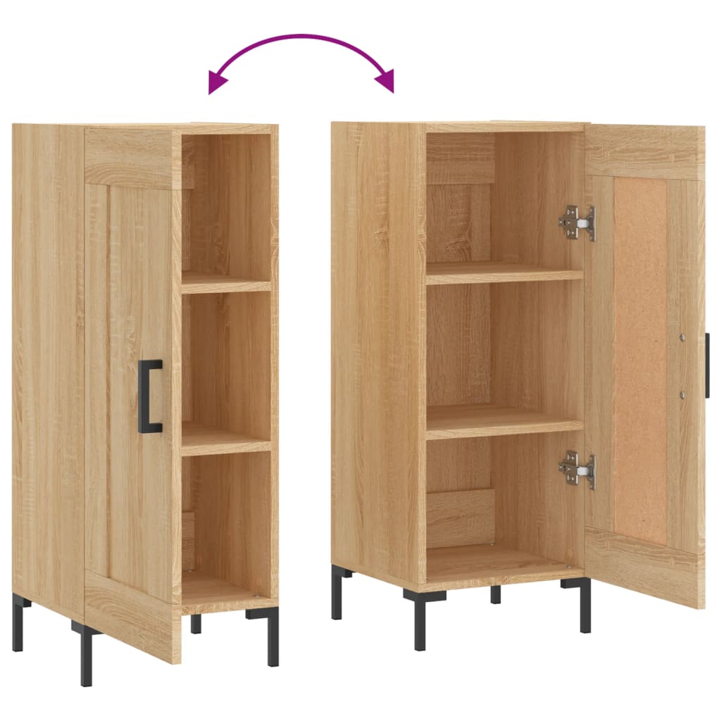 Buffet Chêne sonoma 34,5x34x90 cm Bois d'ingénierie - XIOS