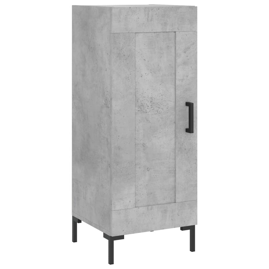 Buffet Gris béton 34,5x34x90 cm Bois d'ingénierie - XIOS