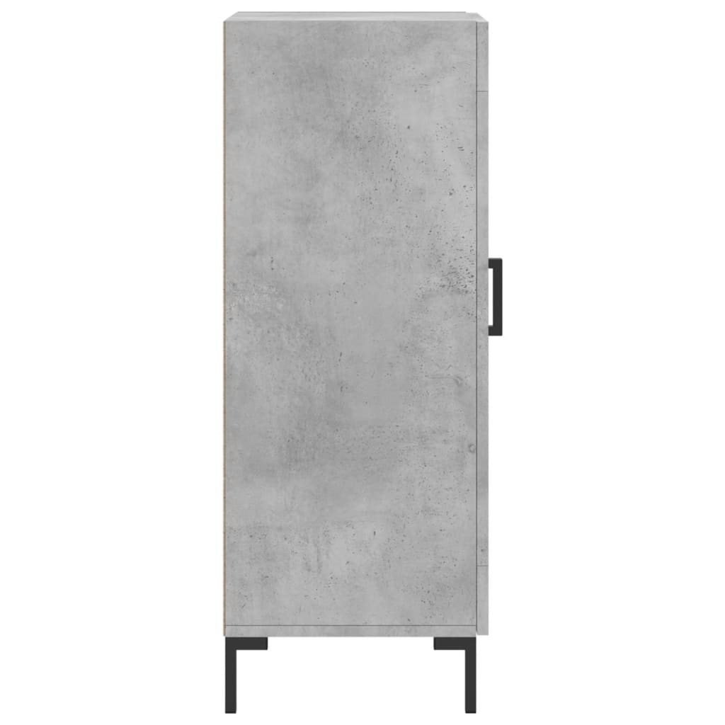 Buffet Gris béton 34,5x34x90 cm Bois d'ingénierie - XIOS